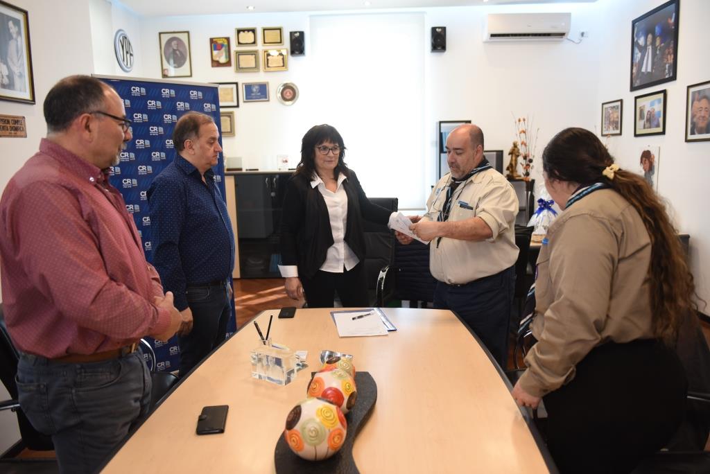Los Scouts de Nuestra Señora de Luján agradecieron el acompañamiento del intendente Linares