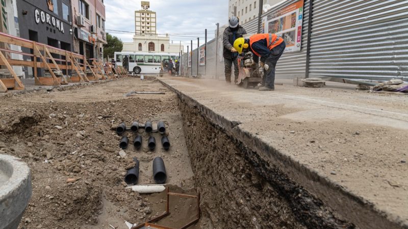 Avanza a buen ritmo la obra del Centro Comercial a Cielo Abierto