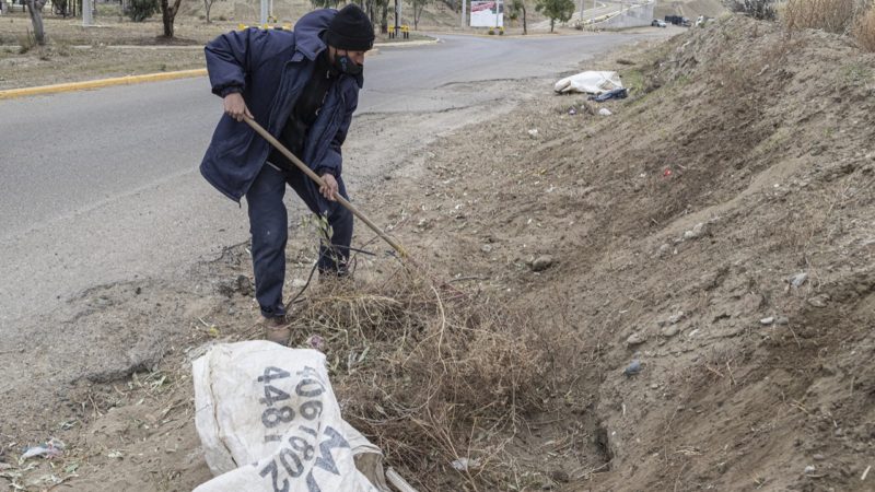 El plan Vivamos Comodoro más Limpio continúa ejecutándose en los distintos sectores de la ciudad