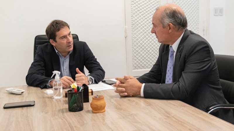 Luque recibió al nuevo ministro de seguridad de la Provincia