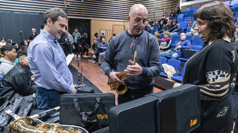 La Banda Infanto Juvenil Municipal tiene más instrumentos para sumar más niños y niñas