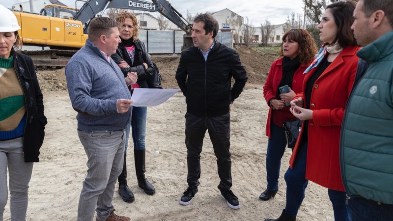 Luque recorrió la obra del Centro Territorial de Género de zona norte