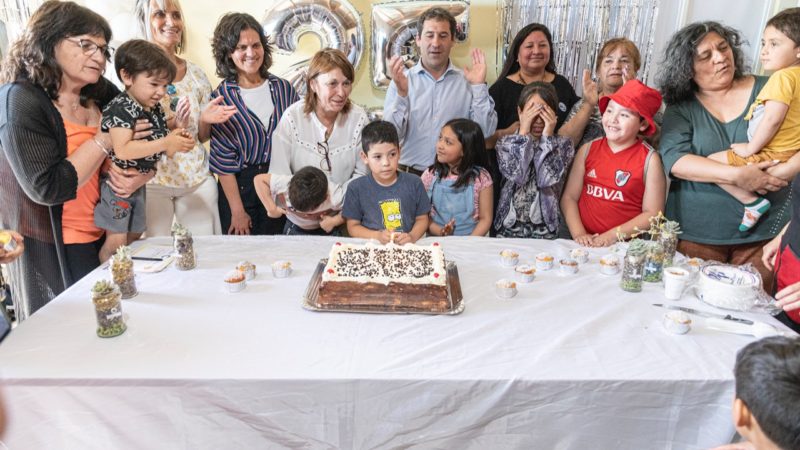 Luque participó de la celebración del 25° aniversario del CPB Isidro Quiroga