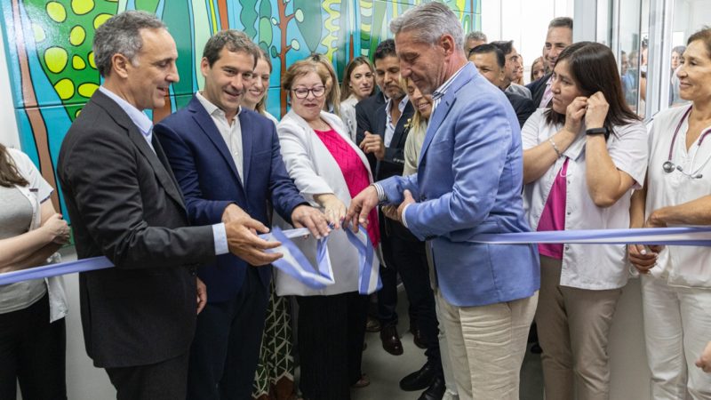 Luque participó de la inauguración del primer centro de oncología pediátrica de la región