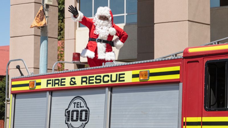 Papa Noel realizará el tradicional recorrido por toda la ciudad