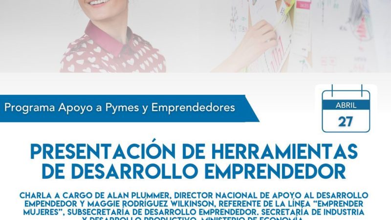 El Municipio invita a participar del Programa de apoyo a Pymes y Emprendedores