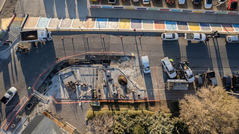 Luque recorrió la primera etapa del Centro Comercial a Cielo Abierto sobre calle San Martín y anunció el inicio de la segunda etapa