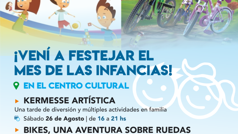 FESTEJO MES DE LAS INFANCIAS EN EL CENTRO CULTURAL