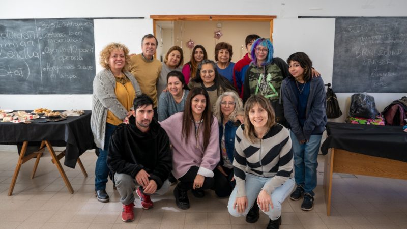 El Centro Laboral Textil capacitó a integrantes del Centro Integral de Tratamiento de las Adicciones