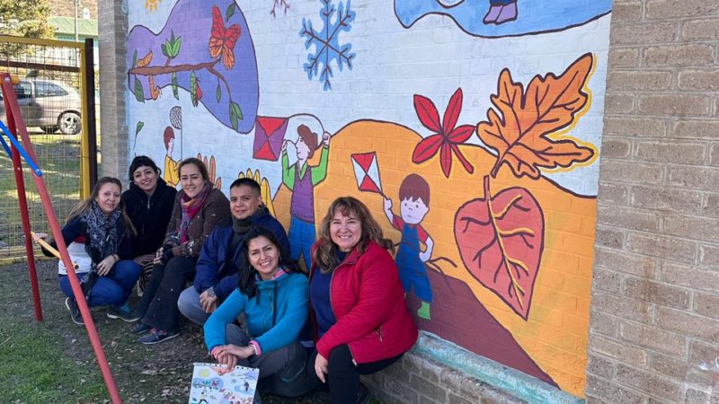 Se concretó el proyecto de un mural en el CPB de Diadema que refleja el sentido de pertenencia del barrio