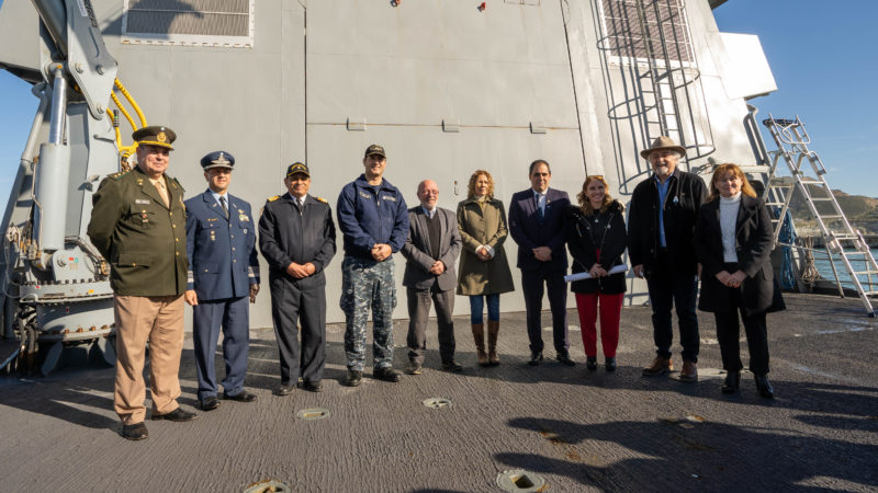 Arribó el patrullero oceánico de la Armada al Puerto de Comodoro