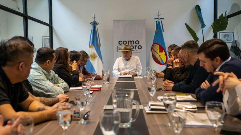 El intendente solicitó a los Gremios el apoyo para declarar la Emergencia tarifaria en Comodoro