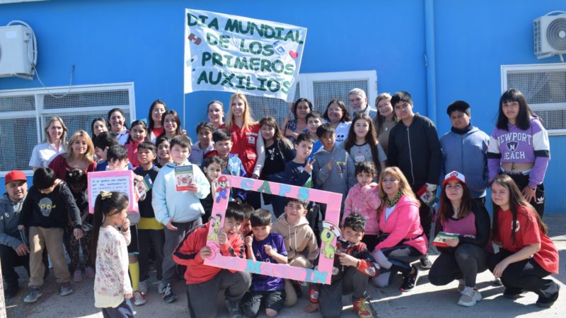 Municipio capacitó en RCP y primeros auxilios a personal de la red barrial San Martín