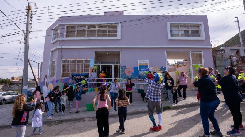 El Municipio participó de una jornada recreativa en el barrio Jorge Newbery