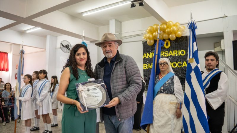 Othar acompañó el 60° aniversario de barrio Roca y destacó su rol dentro de la comunidad