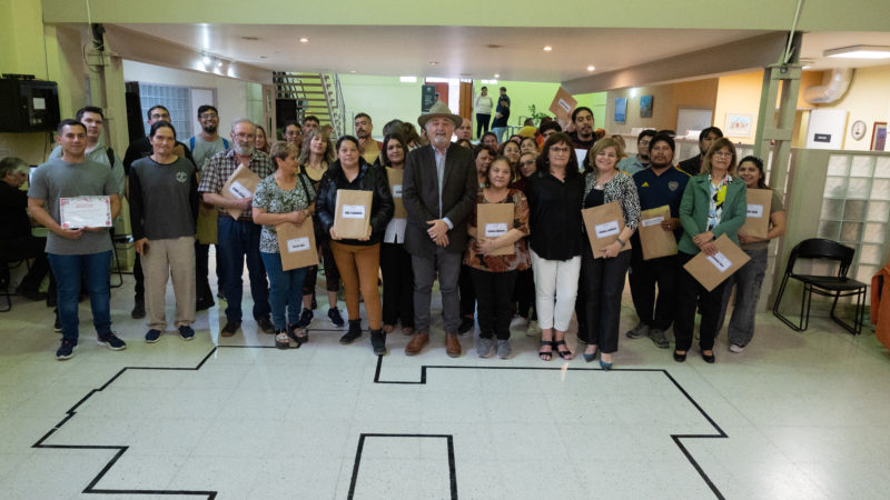 Othar participó de la entrega de certificados a profesores de los Talleres Culturales 2024