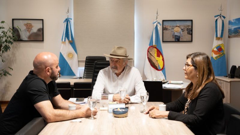 Othar recibió al presidente de la FEDUA por la apertura de la Academia de Líderes Voluntarios en Comodoro