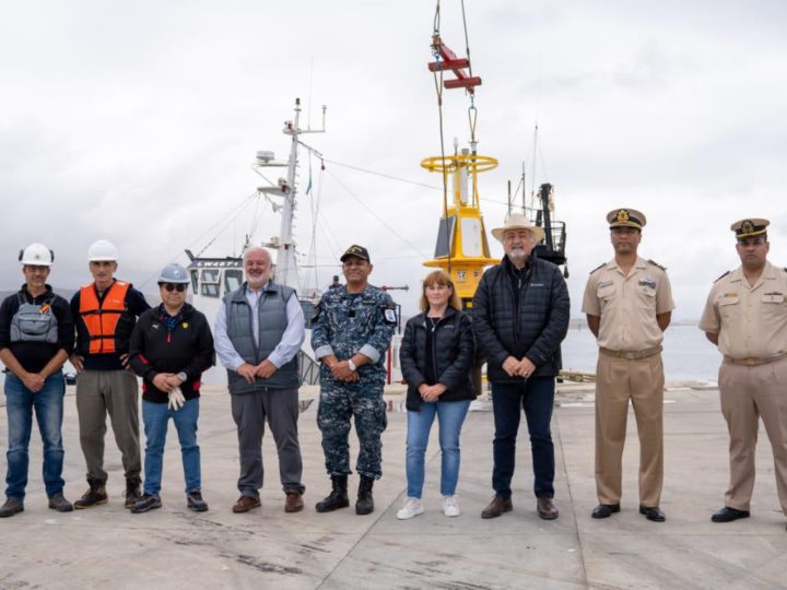 Fue instalada la boya oceanográfica en las aguas del Golfo San Jorge