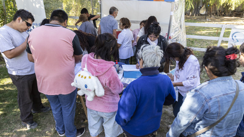 El programa “Salud en tu barrio” llegó a la zona de Km. 18 para cubrir la gran demanda de los vecinos